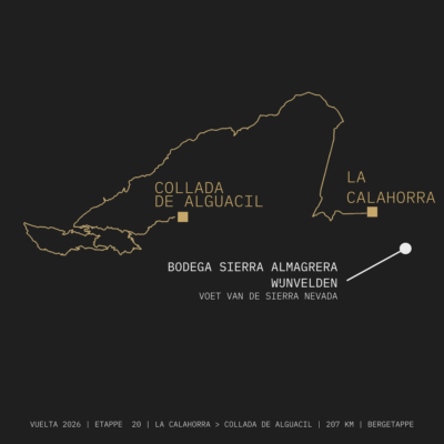 Kaart etappe 20 - Macabeo - Wielerwijn Sierra Almagrera Macabeo Blanco - 2025