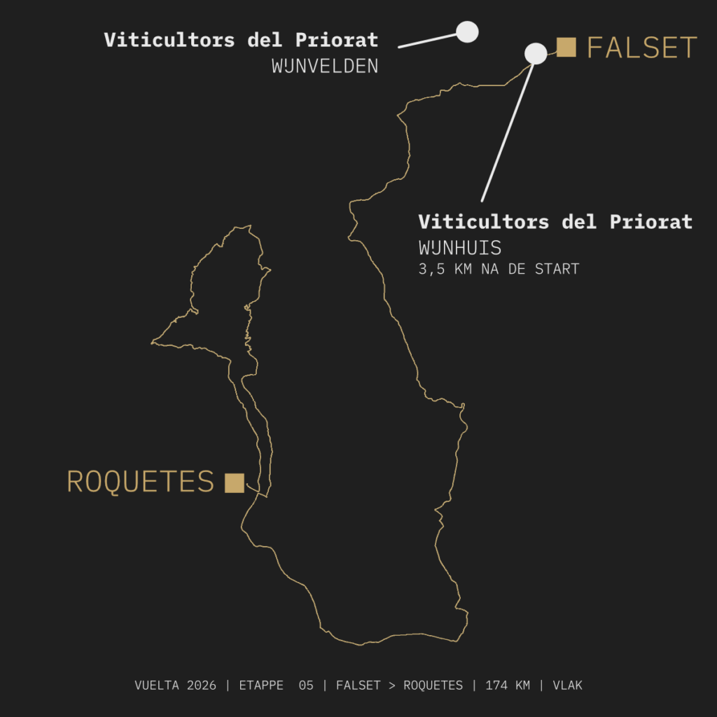Kaart etappe 5 - El Vol de l’Aliga - Wielerwijn